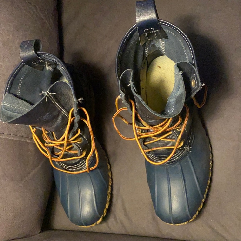 Women’s LLBean duck boots. Size 9